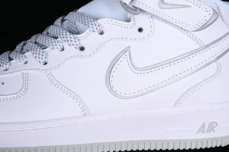All Categories Nk Air Force 1 Air Force Series Nk Air Force 1 Mid Air Force Mid Nk Air Force 1'07 Mid Beige Silver Stars Air Force One Mid Casual Sneakers WP5623-836